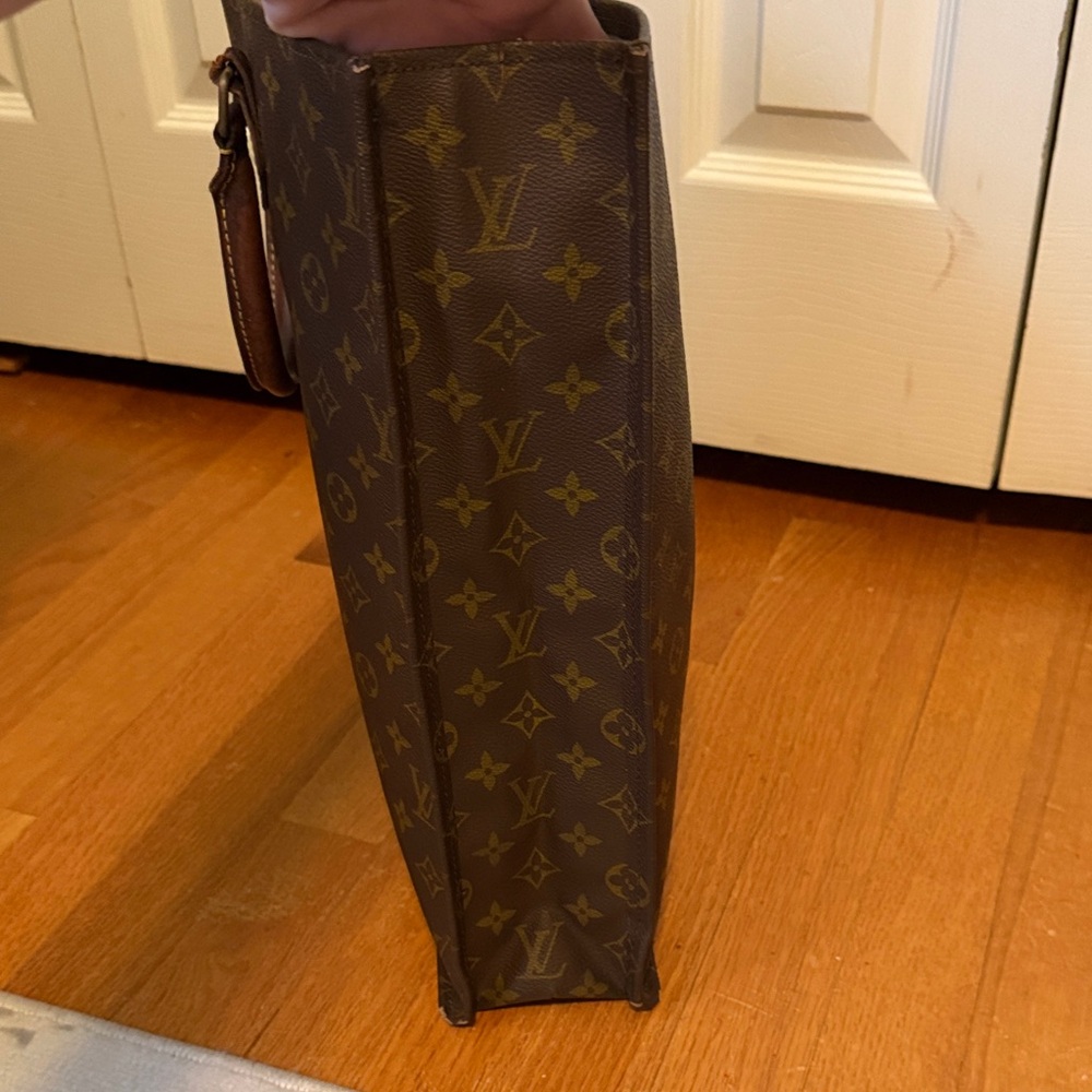 LOUIS VUITTON Monogram SAC PLAT Bag Vintage - Picture 3 of 16